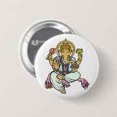 Ganesha Button (Vorne & Hinten)