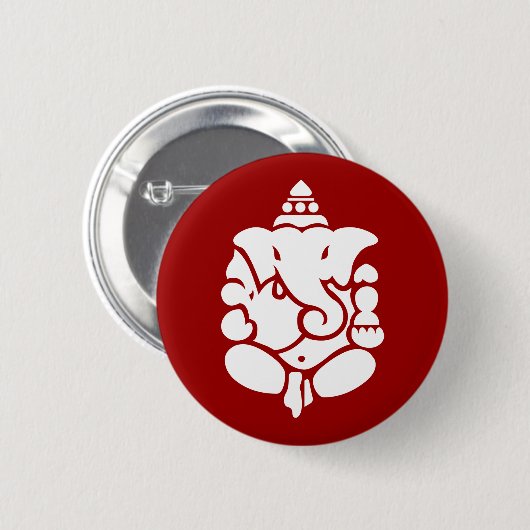 Ganesha Button (Vorne & Hinten)