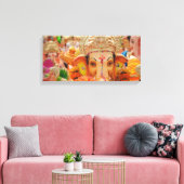Ganesha Canvas Print Leinwanddruck (Insitu (Wohnzimmer))