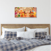 Ganesha Canvas Print Leinwanddruck (Insitu (Schlafzimmer))