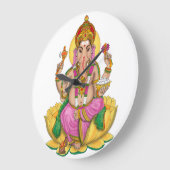 Ganesha Clock Große Wanduhr (Winkel)