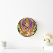 Ganesha Clock Runde Wanduhr (Zuhause)