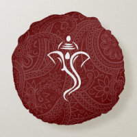 Ganesha Custom Round Pillows