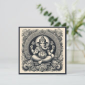 Ganesha Deity Karte (Stehend Vorderseite)