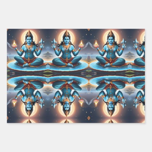 Ganesha, der Schirmherr der Künste und Wissenschaf Geschenkpapier Set (Vorderseite 2)