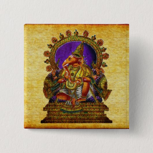 Ganesha Deva antique Button (Vorderseite)