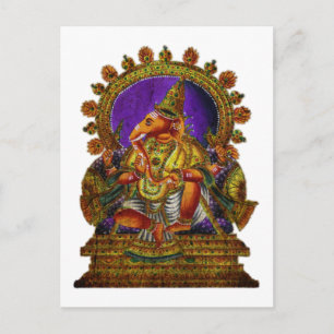 Ganesha Deva antique   Erstellen Sie Ihren eigenen Postkarte
