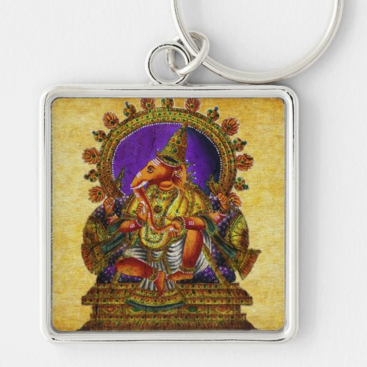 Ganesha Deva antique Schlüsselanhänger (Vorne)