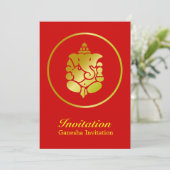 Ganesha Einladung (Stehend Vorderseite)
