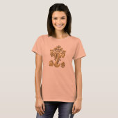 Ganesha - Elefanten Gott - Hinduismus, Tantra T-Shirt (Vorne ganz)