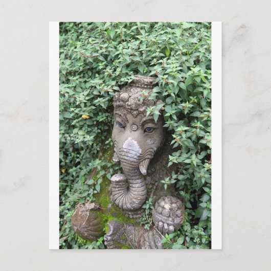 Ganesha elephant Hindu God of success Postkarte (Vorderseite)