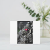Ganesha elephant Hindu God of success Postkarte (Stehend Vorderseite)