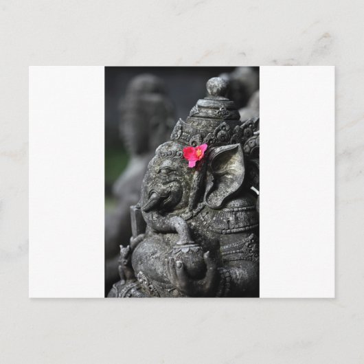 Ganesha elephant Hindu God of success Postkarte (Vorderseite)