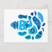 Ganesha Elepnat God Mandala Postcard Postkarte (Vorderseite)