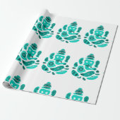 Ganesha Elepnat Gott-Packpapier, 30 in x 6 ft Geschenkpapier (Ungerollt)