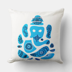 Ganesha Elepnat-Götze-Kissen 51 x 51 cm Kissen