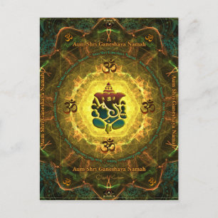 Ganesha - Erfolg, Sieg, Wohlstand, Wissen Postkarte