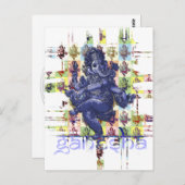 GANESHA | Erstellen Sie Ihren eigenen Hintergrund Postkarte (Vorne/Hinten)