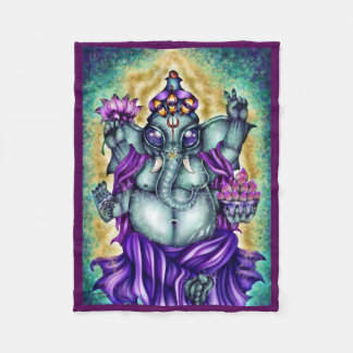 "Ganesha" Fleece-Decke Fleecedecke