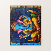 Ganesha - Ganapati Deity God of India Puzzle (Vertikal)
