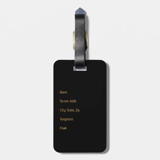 Ganesha Gepäckanhänger (Rückseite vertikal)