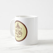 Ganesha Geschenk Kaffeetasse (Vorderseite Links)