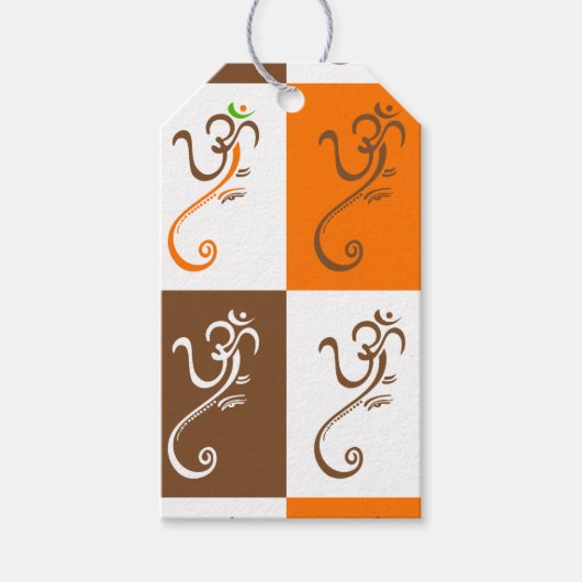 Ganesha-Geschenk-Tags Geschenkanhänger (Vorderseite)