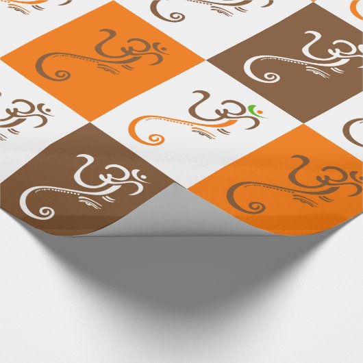 Ganesha-Geschenkpackung Geschenkpapier (Ecke)