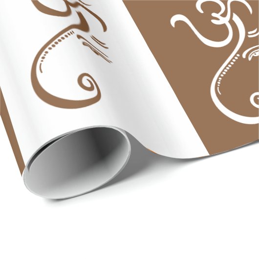 Ganesha-Geschenkpackung Geschenkpapier (Rolleneckpunkt)