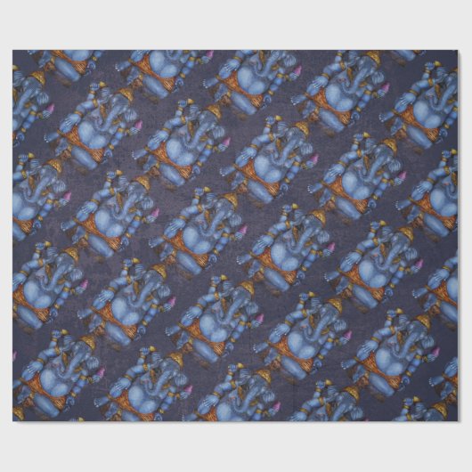 Ganesha Geschenkpapier (Flach)