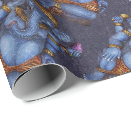 Ganesha Geschenkpapier (Rolleneckpunkt)