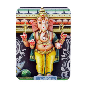 Ganesha God Statue Foto Magnet