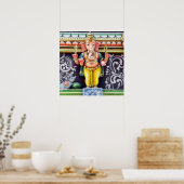 Ganesha God Statue Poster (Küche)