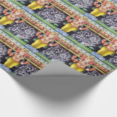 Ganesha God Statue Wrapping Paper Geschenkpapier (Ecke)