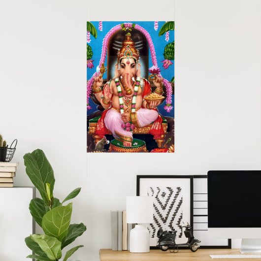 Ganesha Gott Poster (Heimbüro)