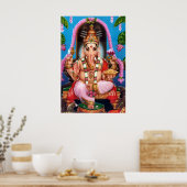Ganesha Gott Poster (Küche)