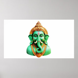 Ganesha: Göttliche Überwindung von Hindernissen Poster