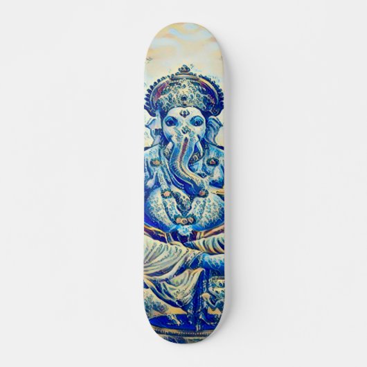 Ganesha Great Wave Element Rider Custom Pro Board Skateboard (Vorne)