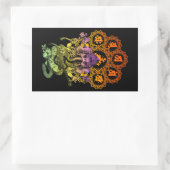 Ganesha Guitar 01 Rechteckiger Aufkleber (Tasche)