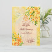 Ganesha Haldi Einladung (Stehend Vorderseite)