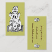 Ganesha hindische Gottheits-Visitenkarte Visitenkarte (Vorne/Hinten)