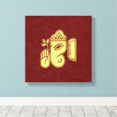 Ganesha Hindu Deity Leinwand Wine tasting in der F (Insitu (Holzboden))