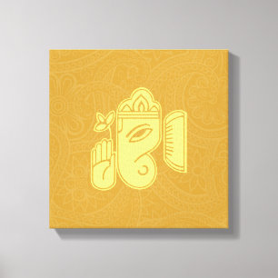 Ganesha Hindu Deity Leinwand Wine tasting in der F