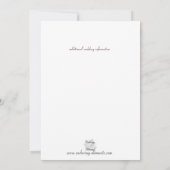 Ganesha Hochzeits-Einladungen Einladung (Rückseite)