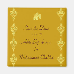 Ganesha Hochzeitsgunst-Magnete Magnet