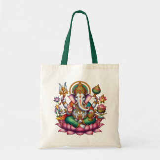 Ganesha Image Symbol für Wohlstand und Weisheit Tragetasche