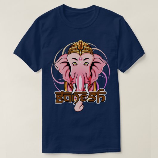 Ganesha India Elephant T-Shirt (Design vorne)