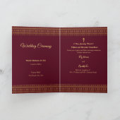 Ganesha Indian Royal Hochzeit Invit Card Karte (Innenseite)
