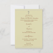 Ganesha indian-Trauung Einladung (Rückseite)