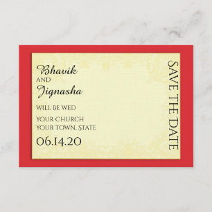 Ganesha Indian Wedding Save the Date